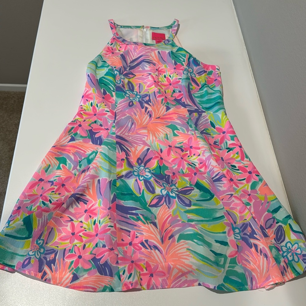 Lilly Pulitzer fit n flare girls size 12 dress